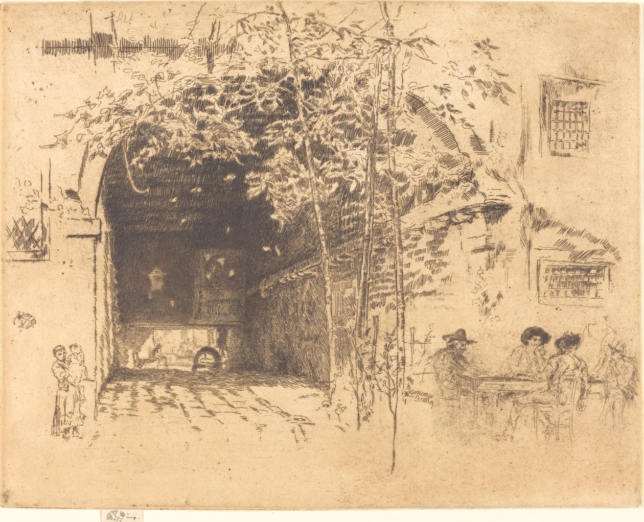 Prom, nr II, 1880. autorstwa James Abbott McNeill Whistler