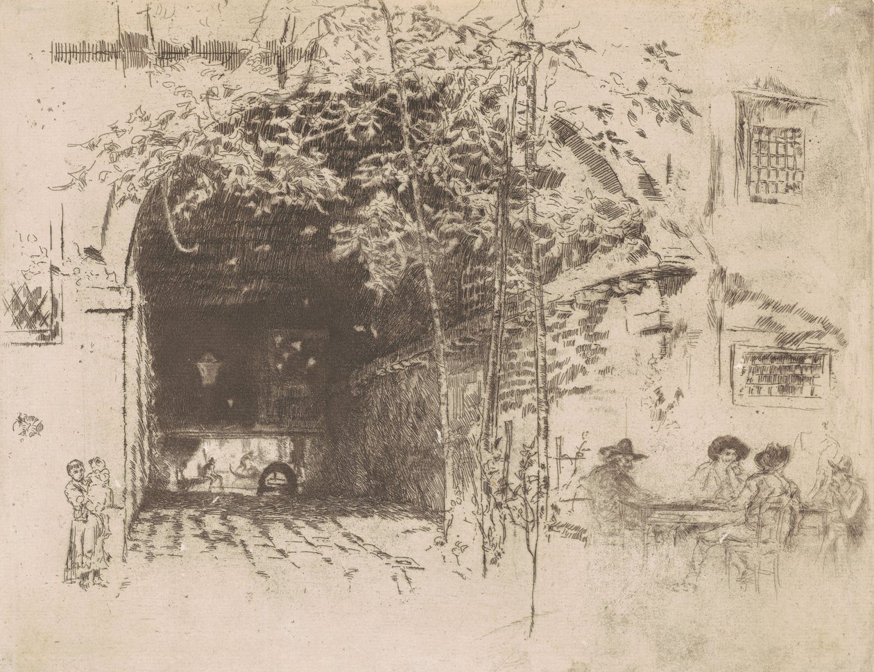 Prom, nr 2, 1880. autorstwa James Abbott McNeill Whistler