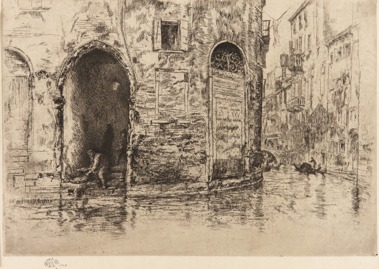 Dwoje drzwi, 1879-1880. autorstwa James Abbott McNeill Whistler