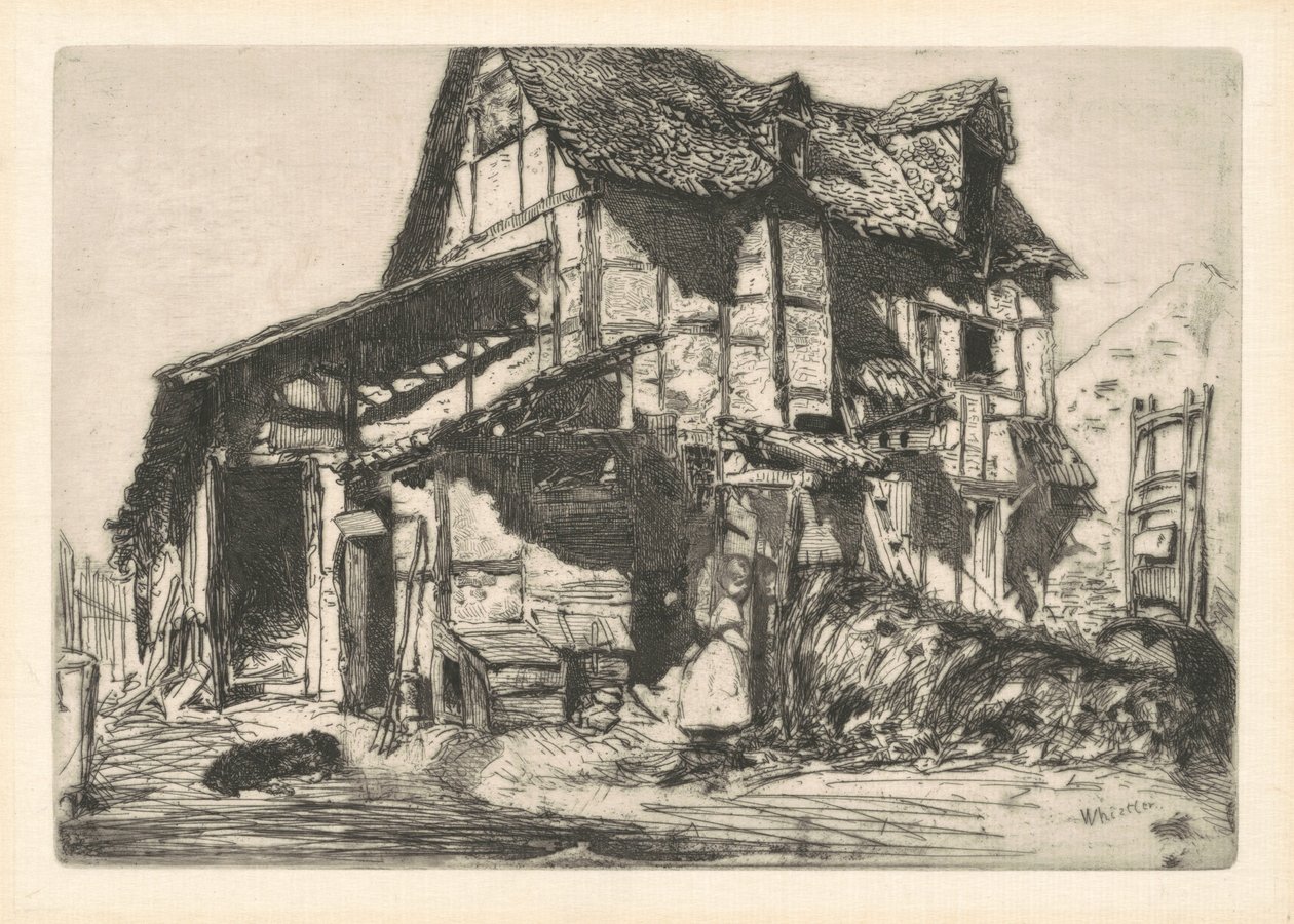 Niebezpieczna Kamienica, 1858. autorstwa James Abbott McNeill Whistler