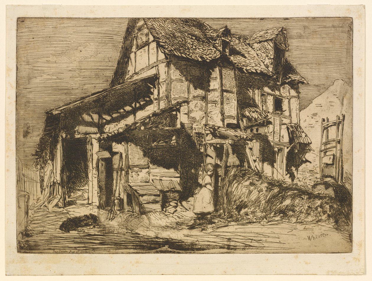 Niebezpieczna Kamienica, 1858. autorstwa James Abbott McNeill Whistler