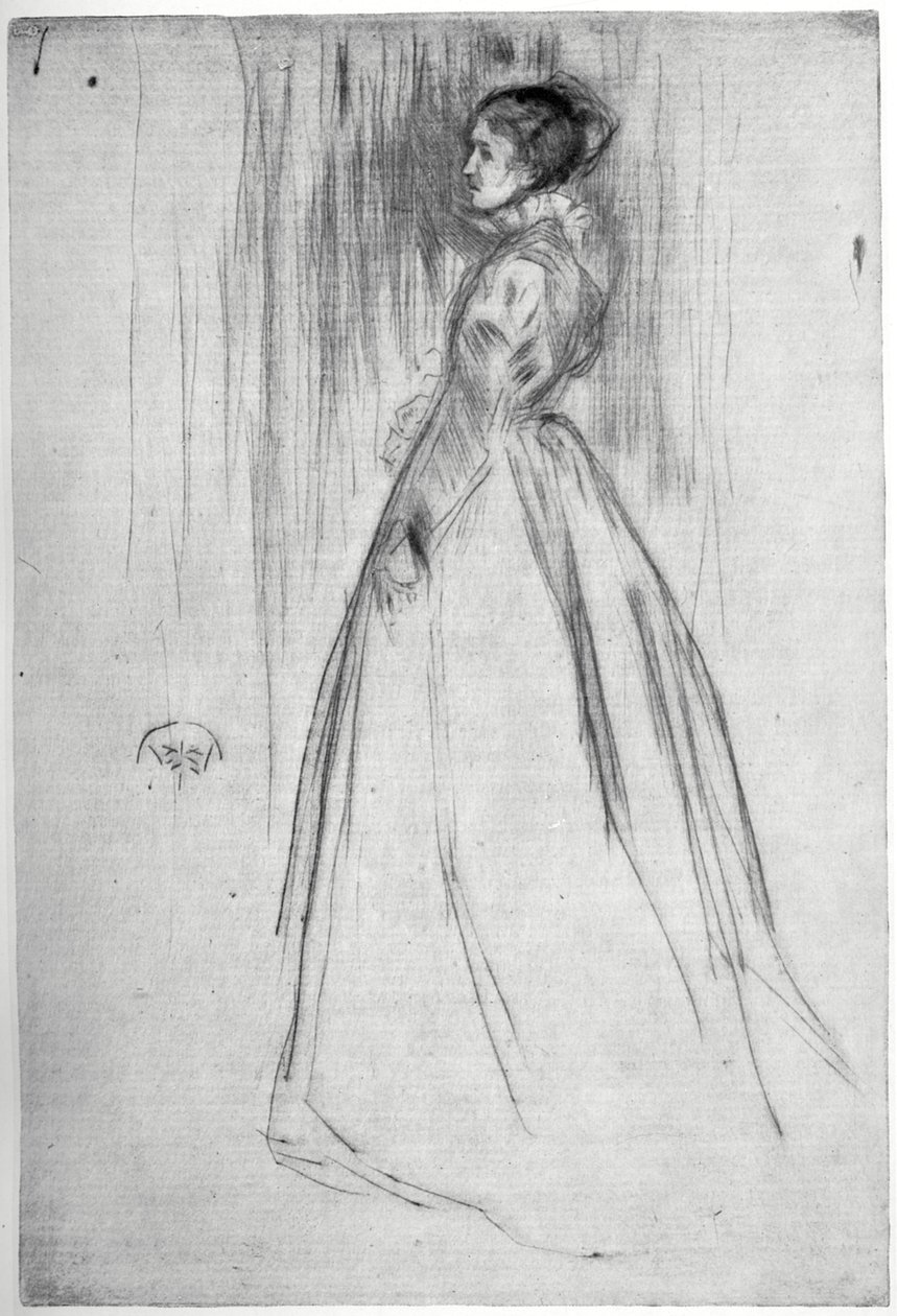 Aksamitna sukienka, 1873 1904. autorstwa James Abbott McNeill Whistler