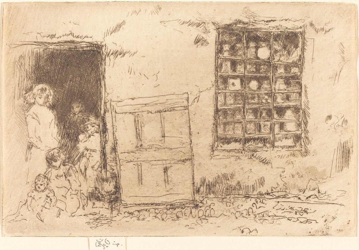 Wiejska cukiernia, 1887. autorstwa James Abbott McNeill Whistler