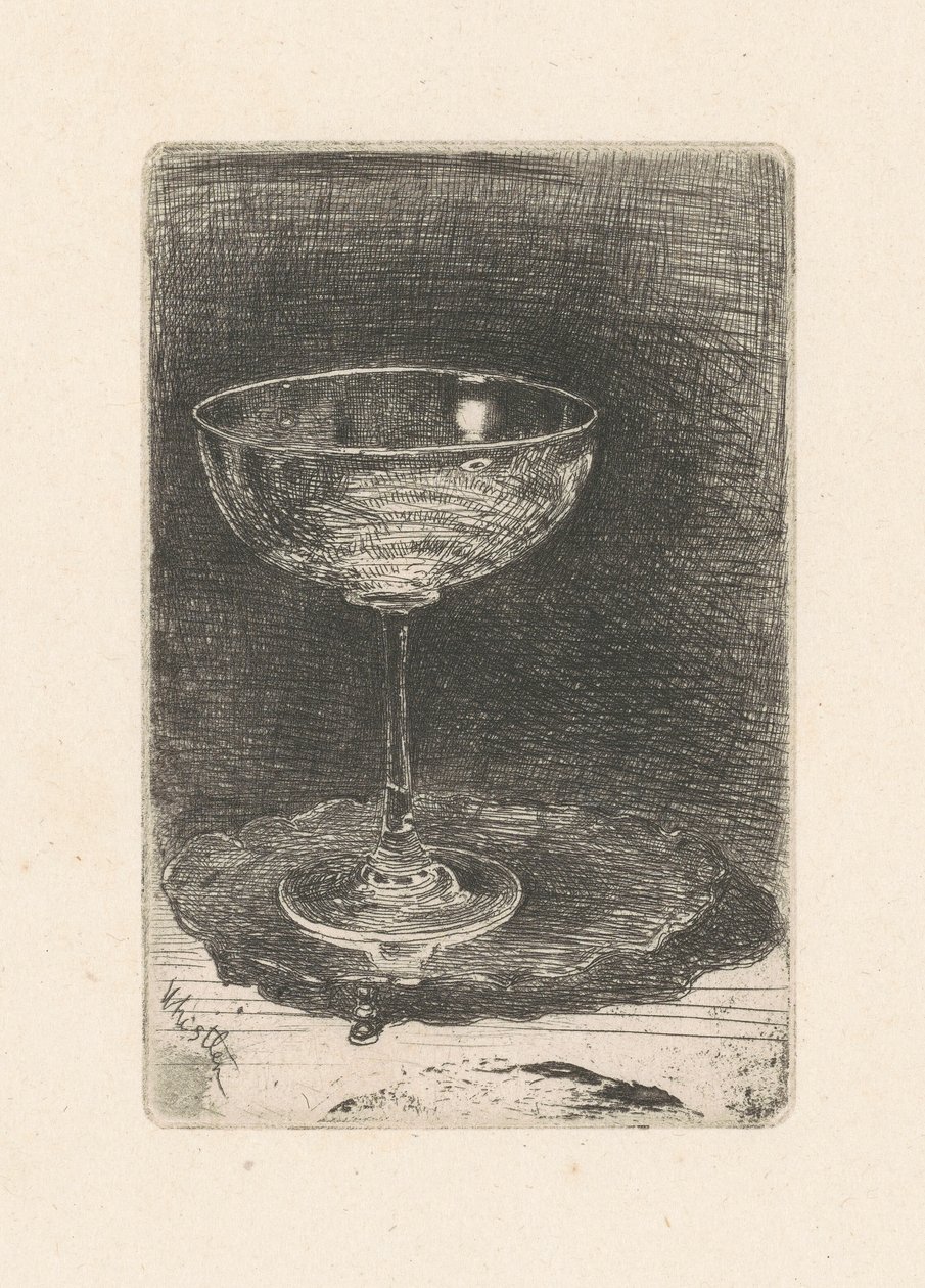 Kieliszek do wina, 1859. autorstwa James Abbott McNeill Whistler