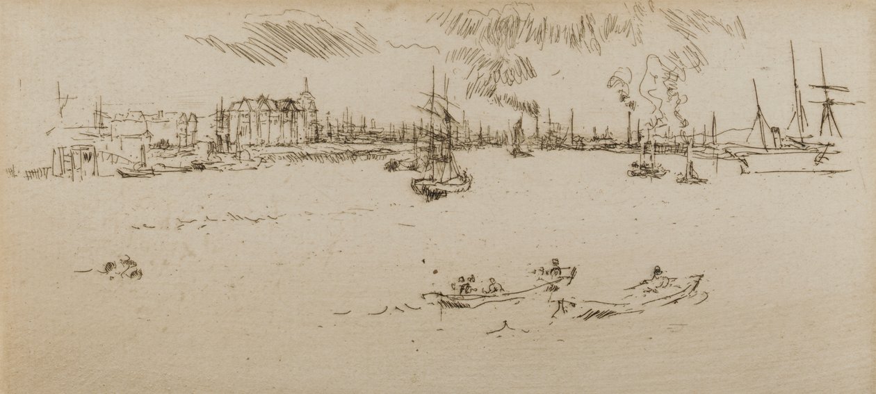 Tilbury, 1887. autorstwa James Abbott McNeill Whistler
