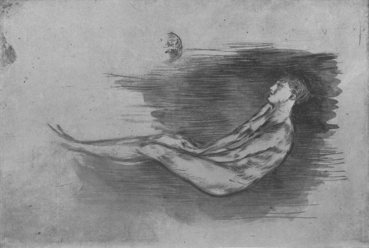 Tillie, modelka, 1873, 1904 autorstwa James Abbott McNeill Whistler