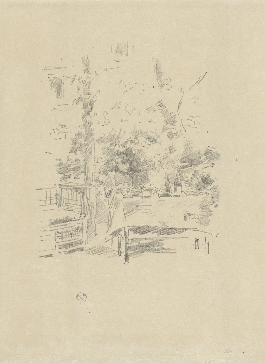 Head-to-head w ogrodzie autorstwa James Abbott McNeill Whistler