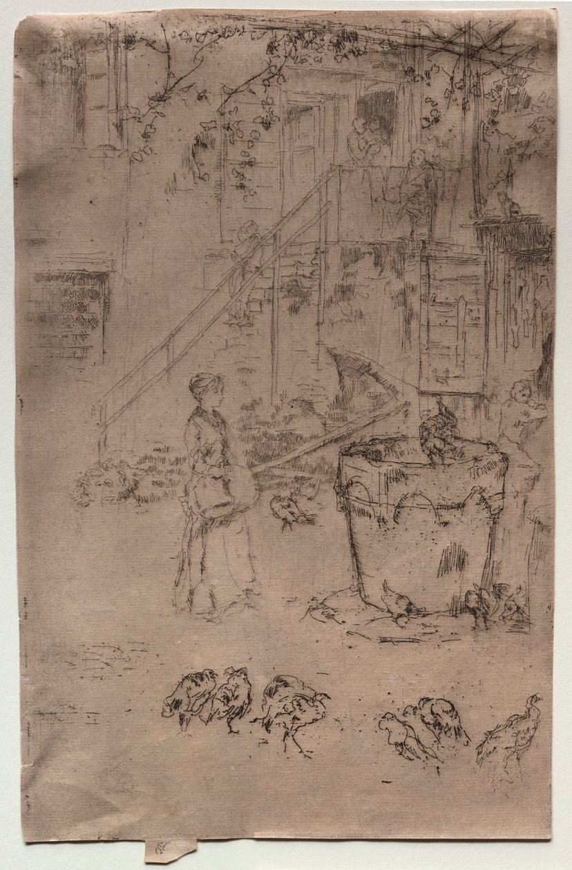 Indyki, 1886. autorstwa James Abbott McNeill Whistler
