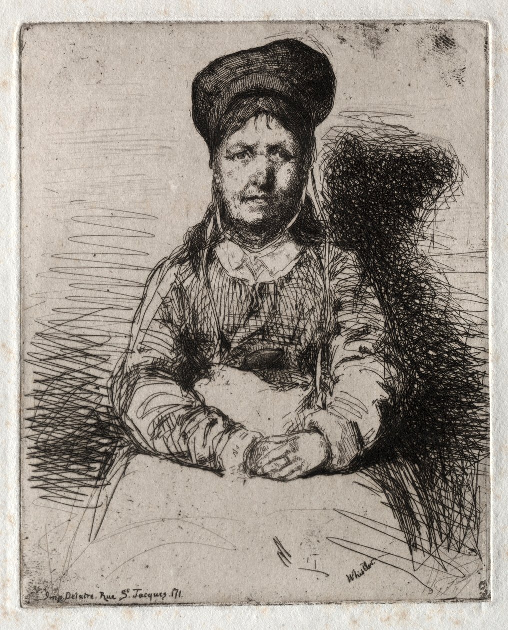 Dwanaście akwafort z natury: La Rétameuse, 1858. autorstwa James Abbott McNeill Whistler