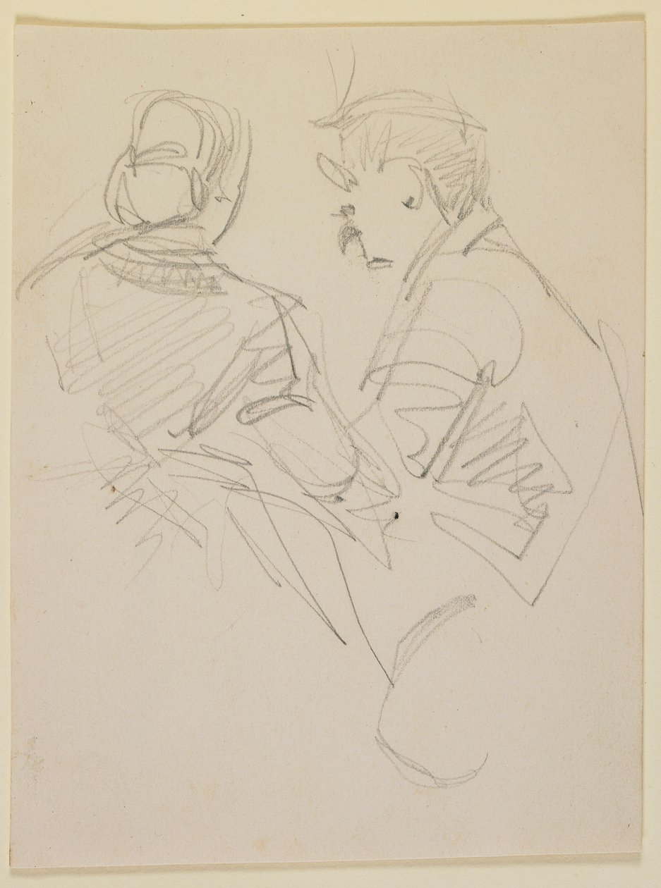 Dwie postacie, 1858. autorstwa James Abbott McNeill Whistler