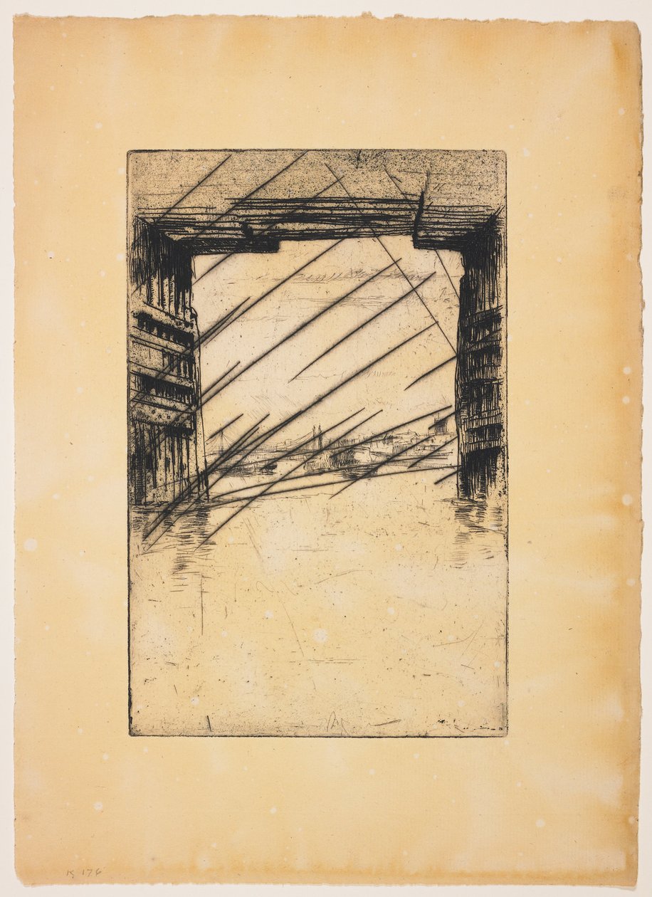 Unter der alten Battersea-Brücke autorstwa James Abbott McNeill Whistler