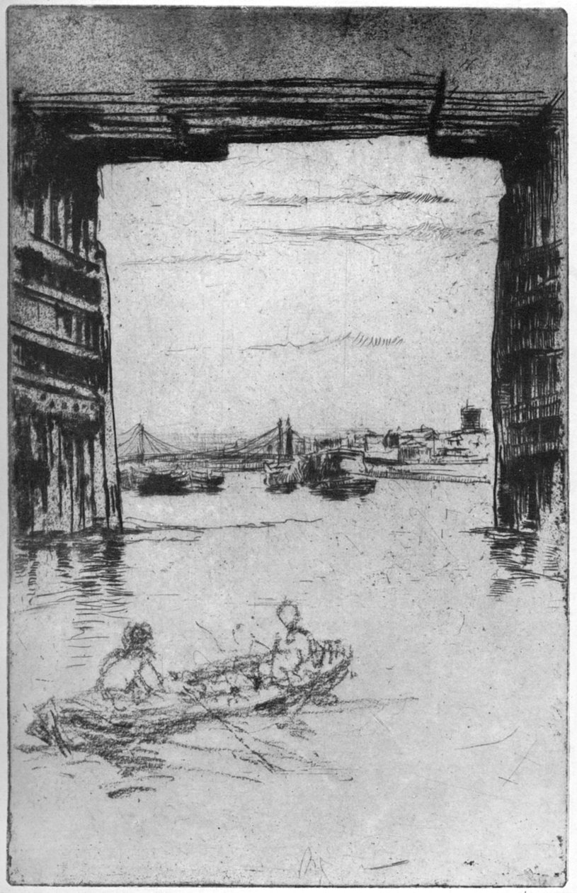 Pod Starym Mostem Battersea, 1879 1904. autorstwa James Abbott McNeill Whistler