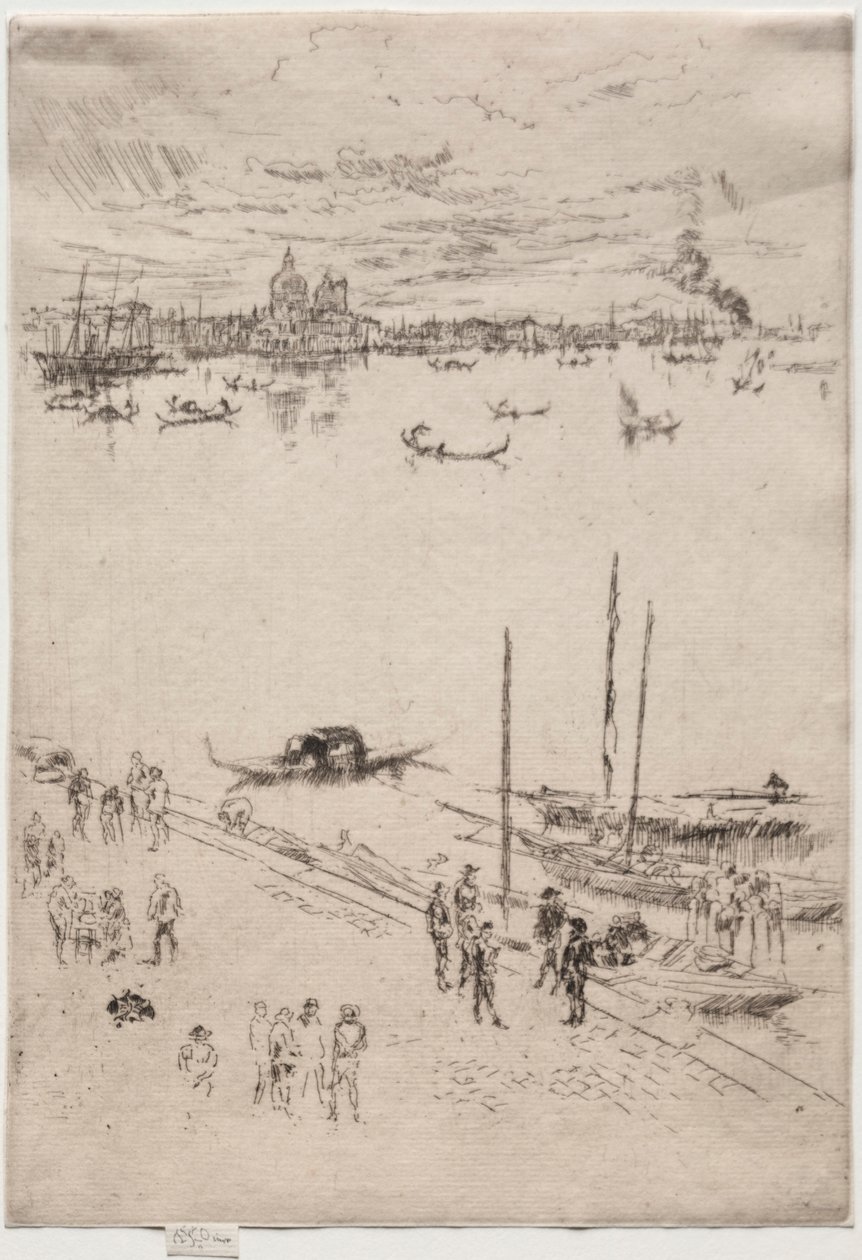 Pionowa Wenecja. autorstwa James Abbott McNeill Whistler