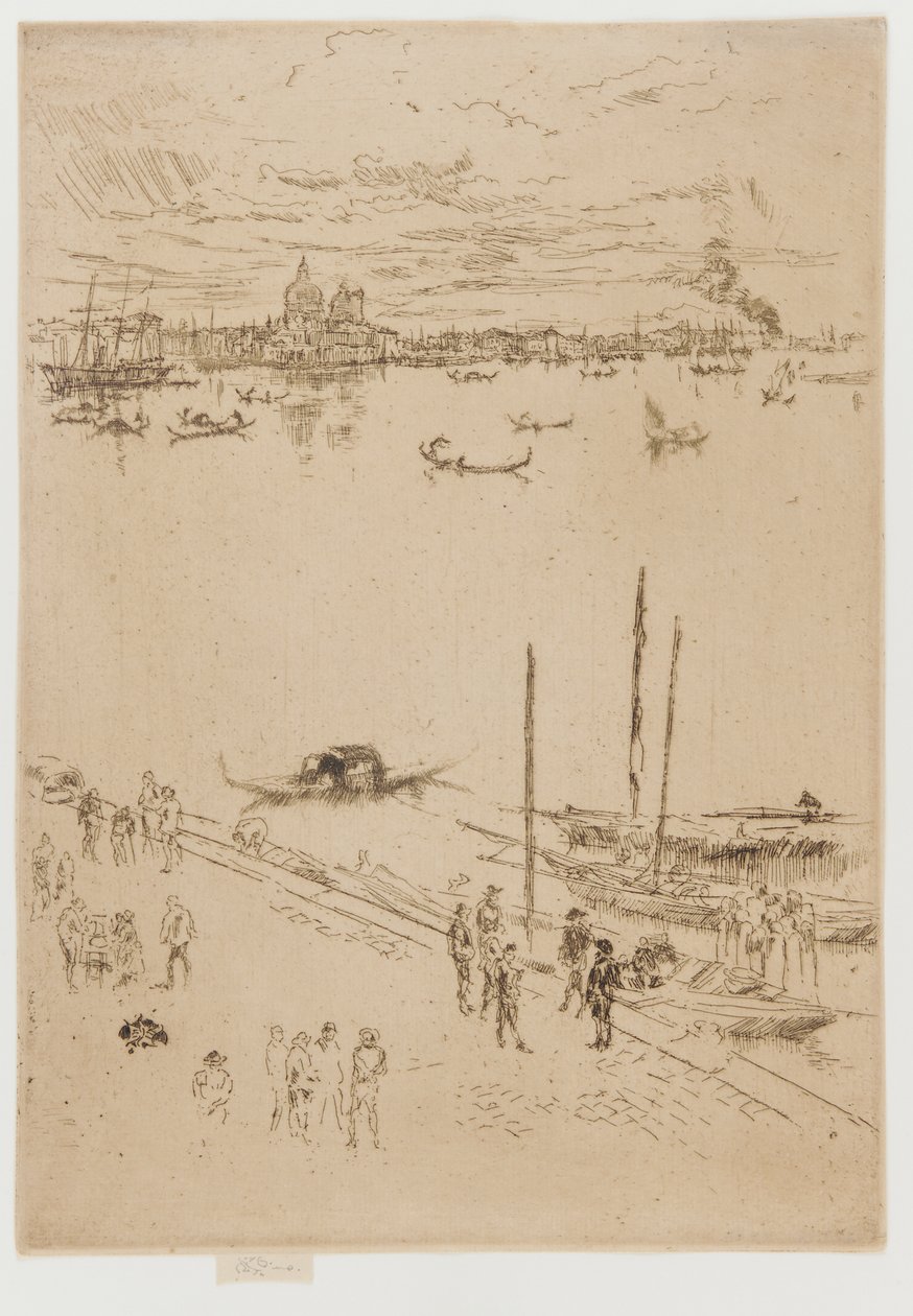 Pionowa Wenecja, 1879-1880. autorstwa James Abbott McNeill Whistler