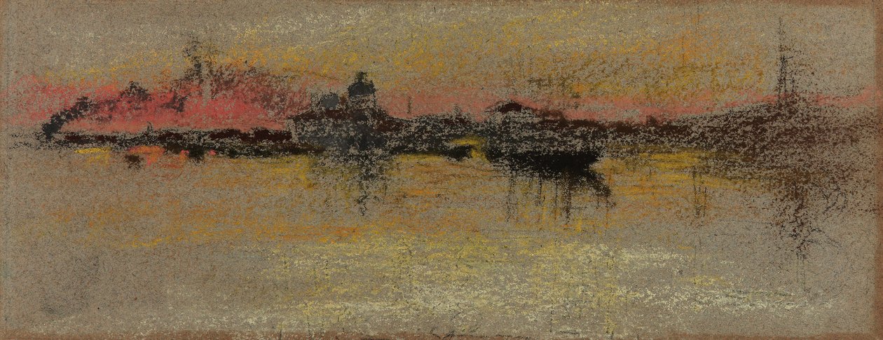 Wenecja: Wschód słońca nad Rialto, 1880. autorstwa James Abbott McNeill Whistler
