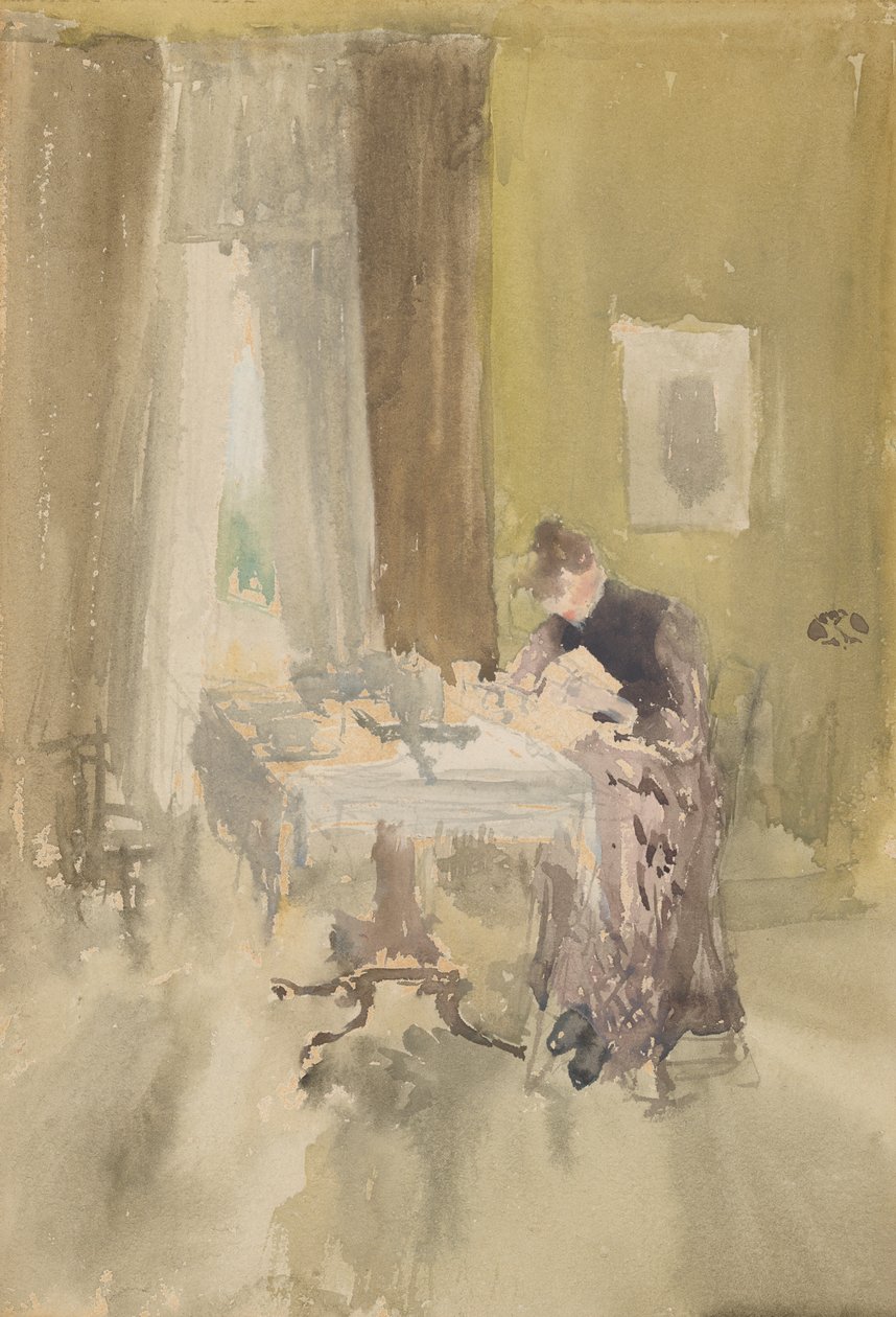 Fiolet i Bursztyn - Herbata, 1882-1884. autorstwa James Abbott McNeill Whistler