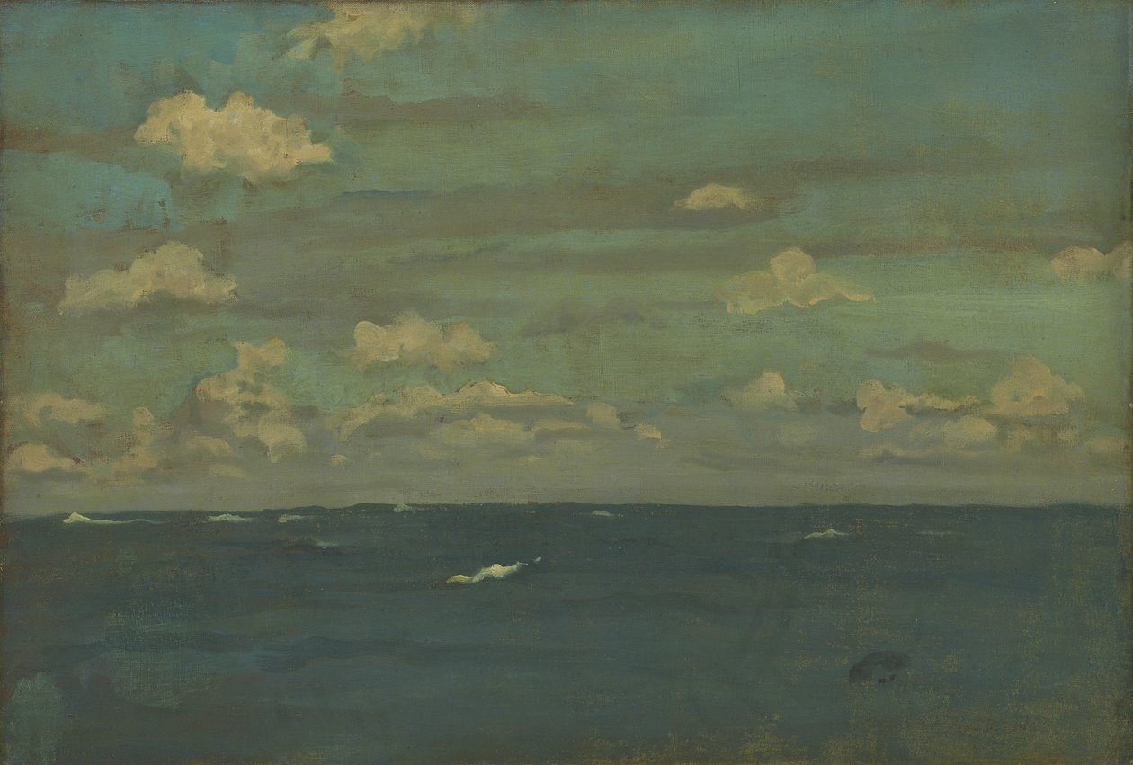 Fiolet i srebro - Głębinowe morze, 1893 autorstwa James Abbott McNeill Whistler