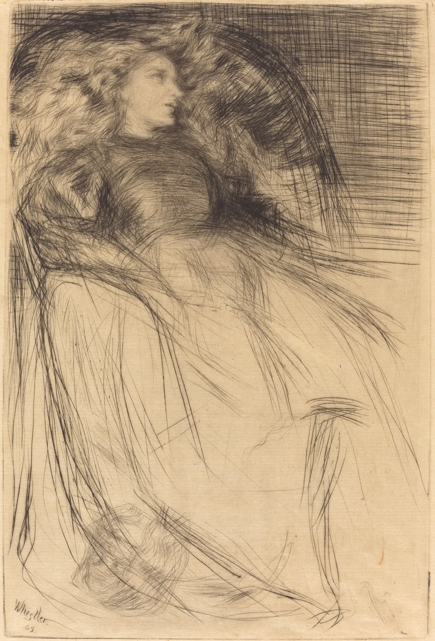Zmęczony, 1863. autorstwa James Abbott McNeill Whistler