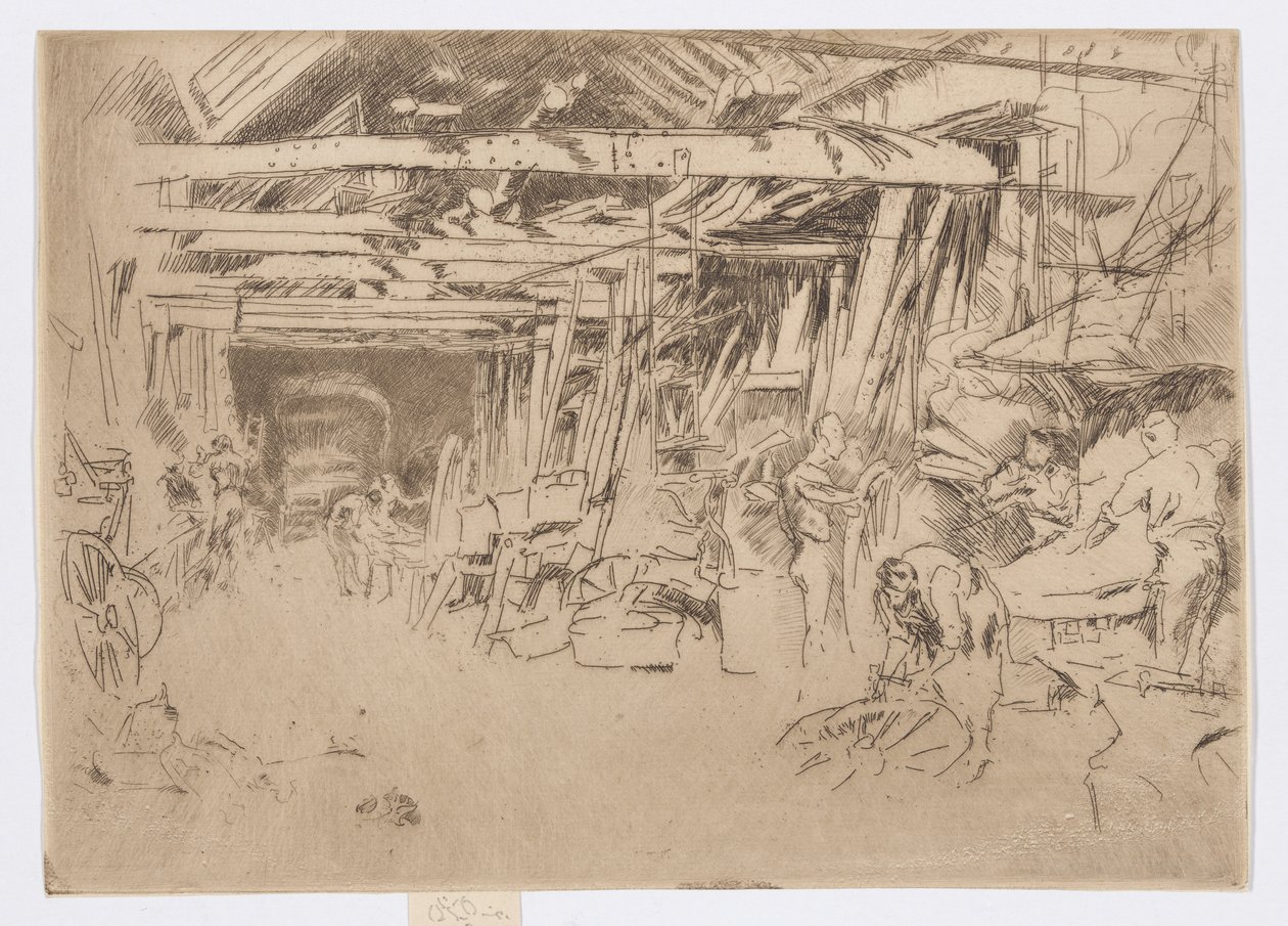 Wheelwright autorstwa James Abbott McNeill Whistler
