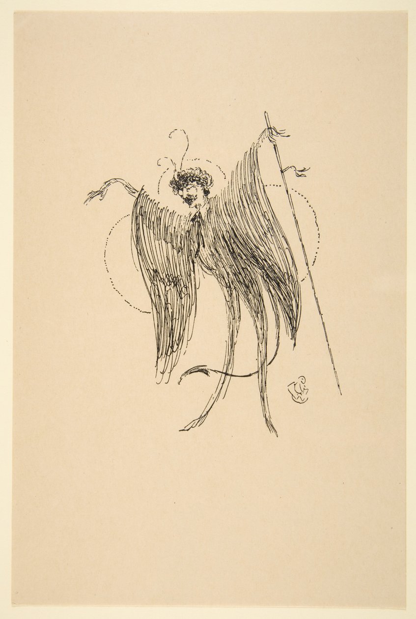 Whistler jako motyl, XIX-XX w. autorstwa James Abbott McNeill Whistler
