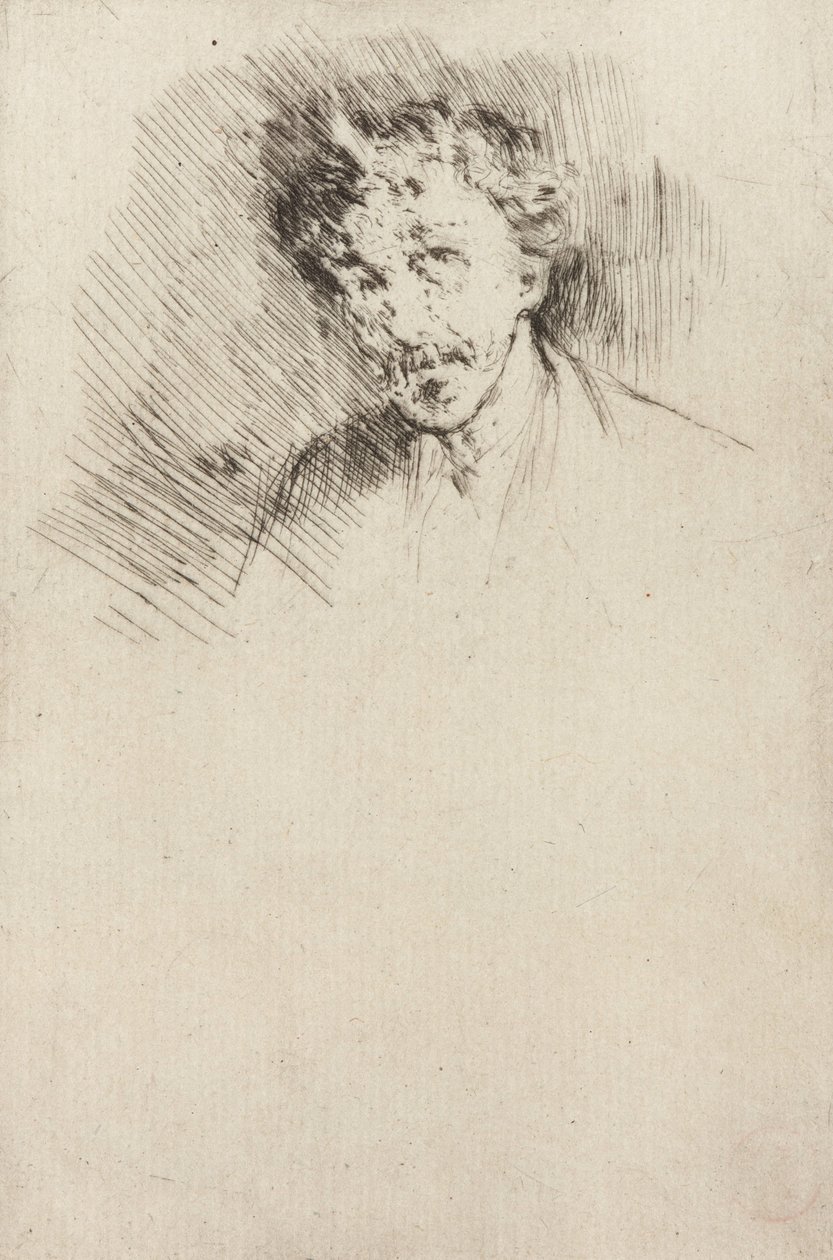 Whistler z białym zamkiem, 1879. autorstwa James Abbott McNeill Whistler