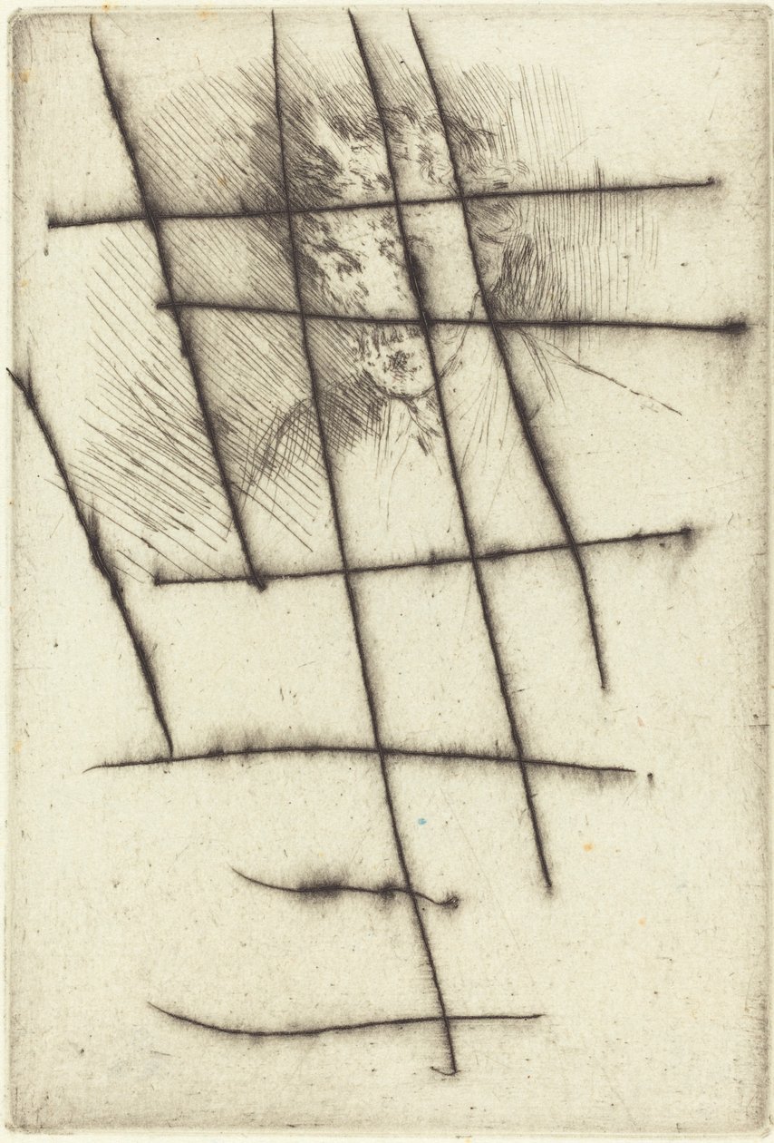 Whistler z białym zamkiem, 1879. autorstwa James Abbott McNeill Whistler