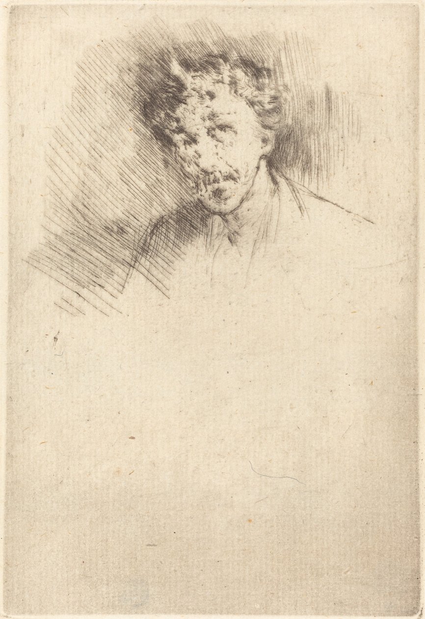 Whistler z białym zamkiem, 1879. autorstwa James Abbott McNeill Whistler
