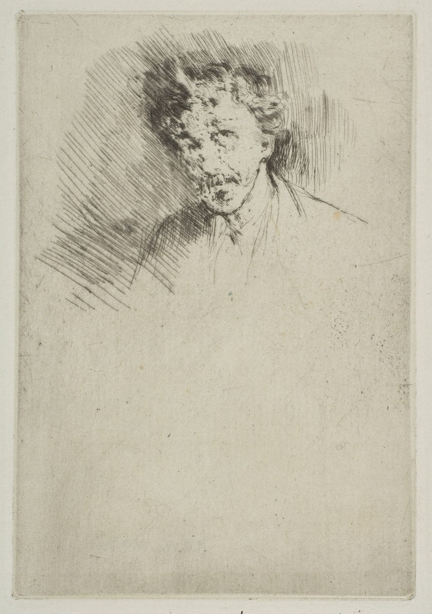 Whistler z białym zamkiem, 1879. autorstwa James Abbott McNeill Whistler