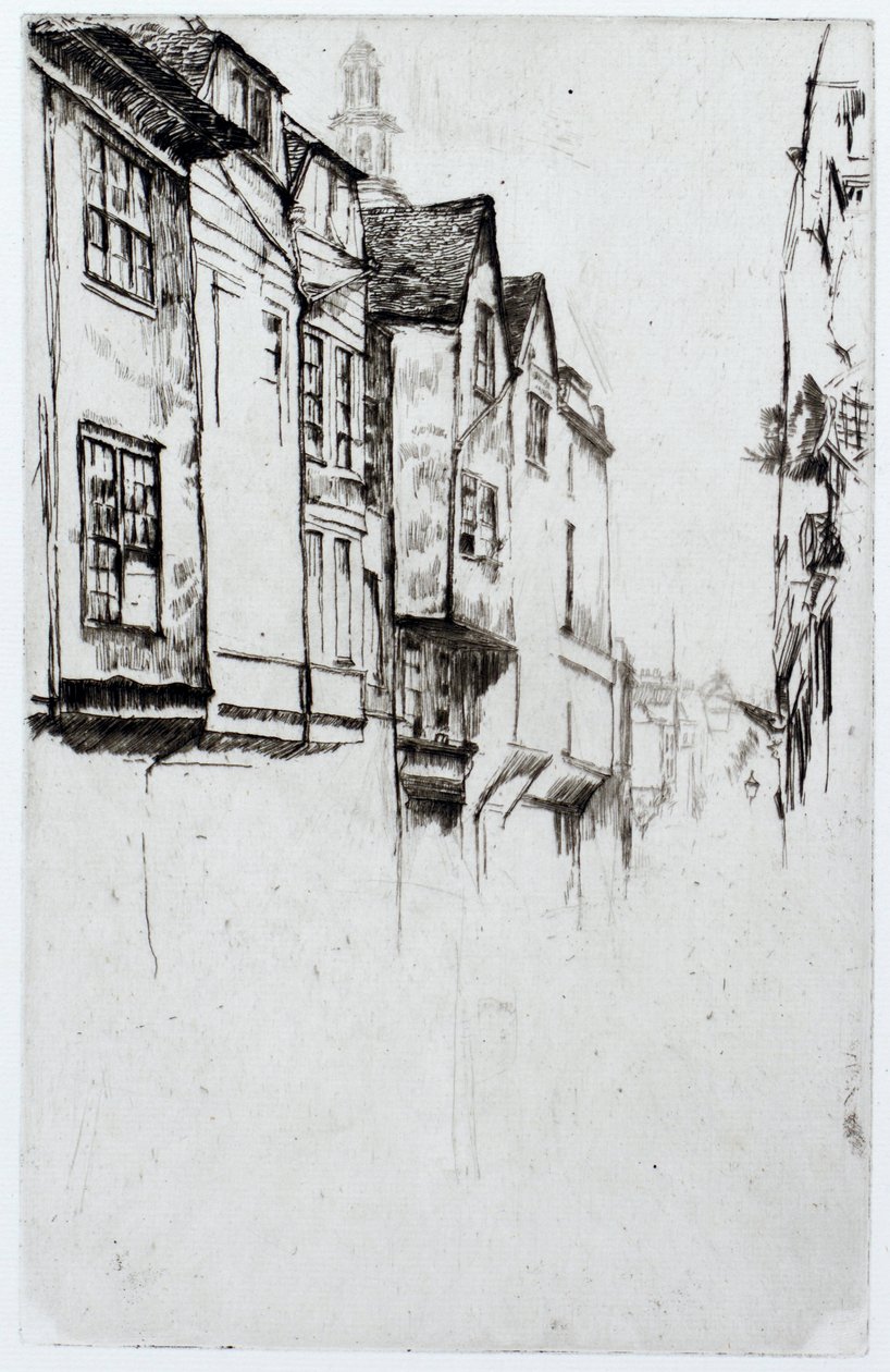 Wielka ulica autorstwa James Abbott McNeill Whistler