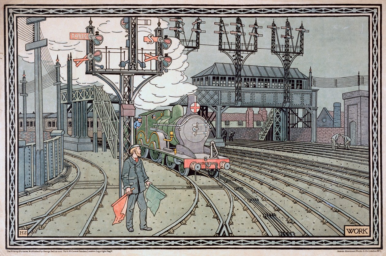 „Praca”, ok. 1910 r. autorstwa James Akerman