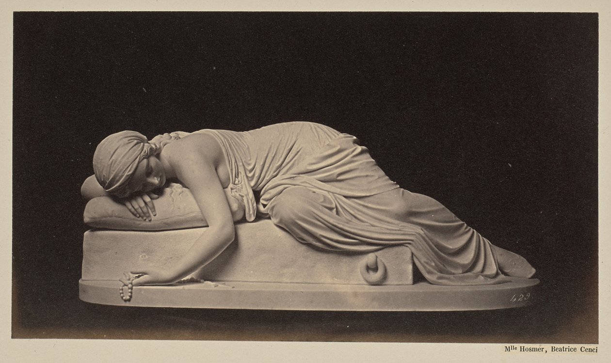 Mademoiselle Hosmer, Beatrice Cenci autorstwa James Anderson