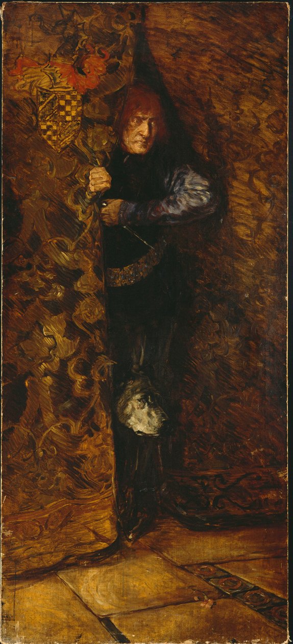 Henry Irving jako Makbet, 1875 autorstwa James Archer