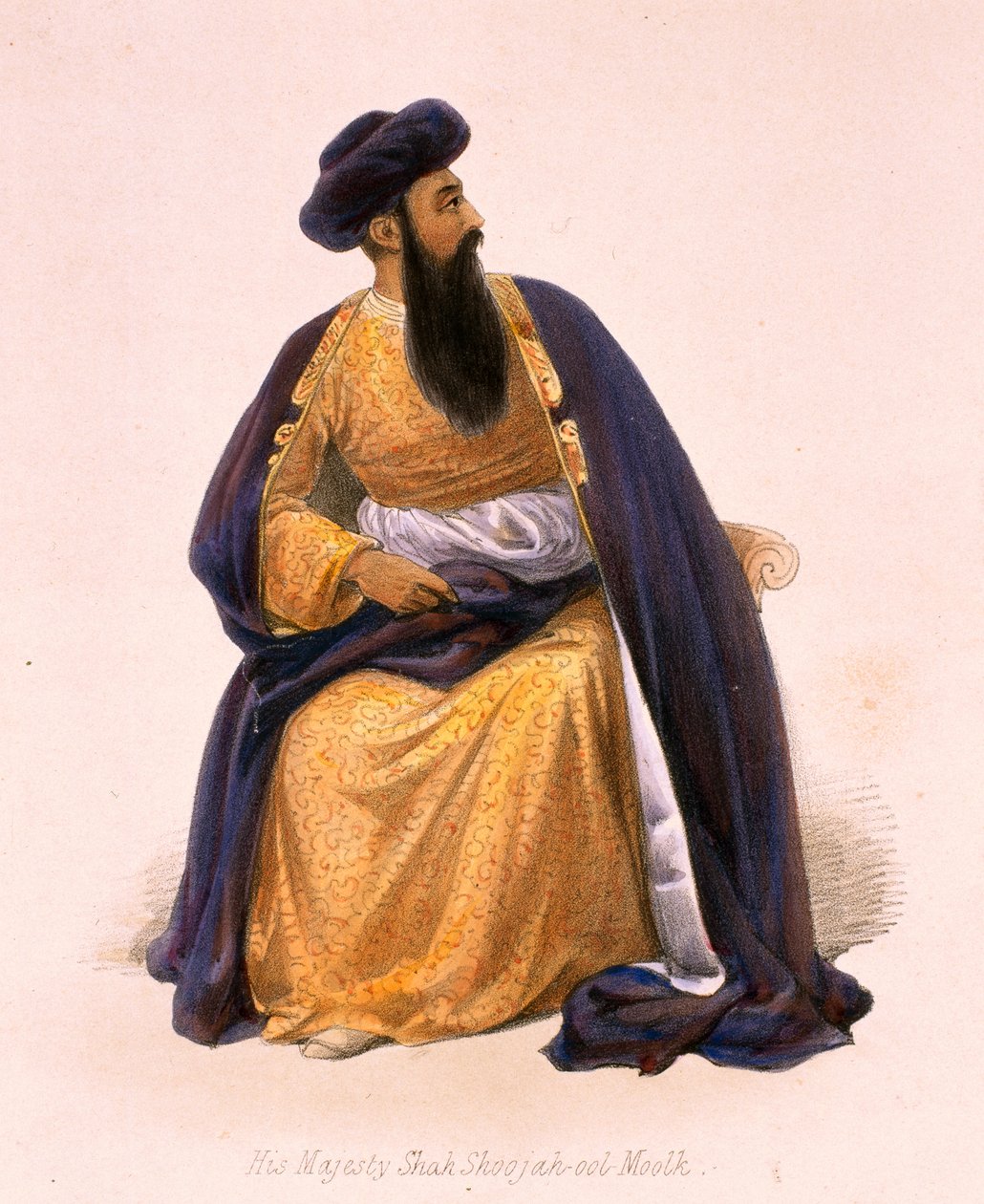 Portret Jego Królewskiej Mości Shah-Sooja-Ool-Moolk [sic!]? autorstwa James Atkinson