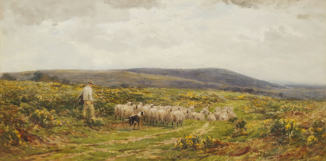 Herefordshire Common, 1860-1900. autorstwa James Aumonier