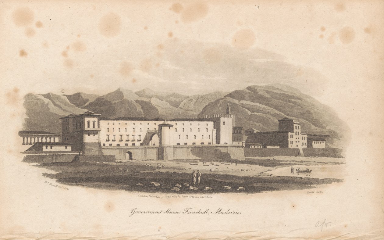 Dom rządowy, Funchal, Madera autorstwa James Baily