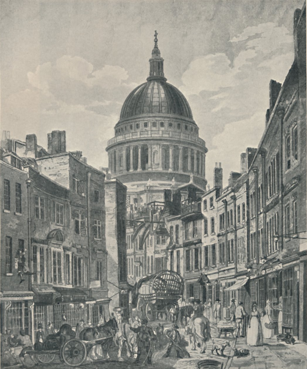 W St. Martins-Le-Grand, 1800, 1920 autorstwa James Baily