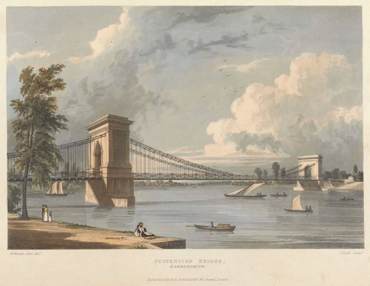 Most wiszący, Hammersmith autorstwa James Baily