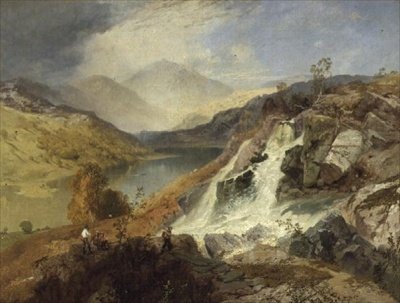 Haweswater: od Waller Gill Force autorstwa James Baker Pyne