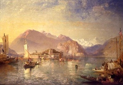 Isola Bella nad jeziorem Maggiore autorstwa James Baker Pyne