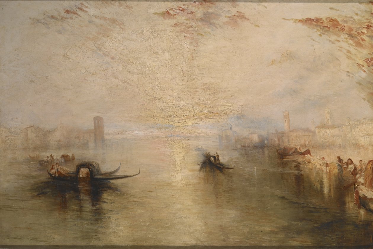 San Benedetto patrząc w kierunku Fusiny (według Turnera) (olej na płótnie) autorstwa James Baker Pyne