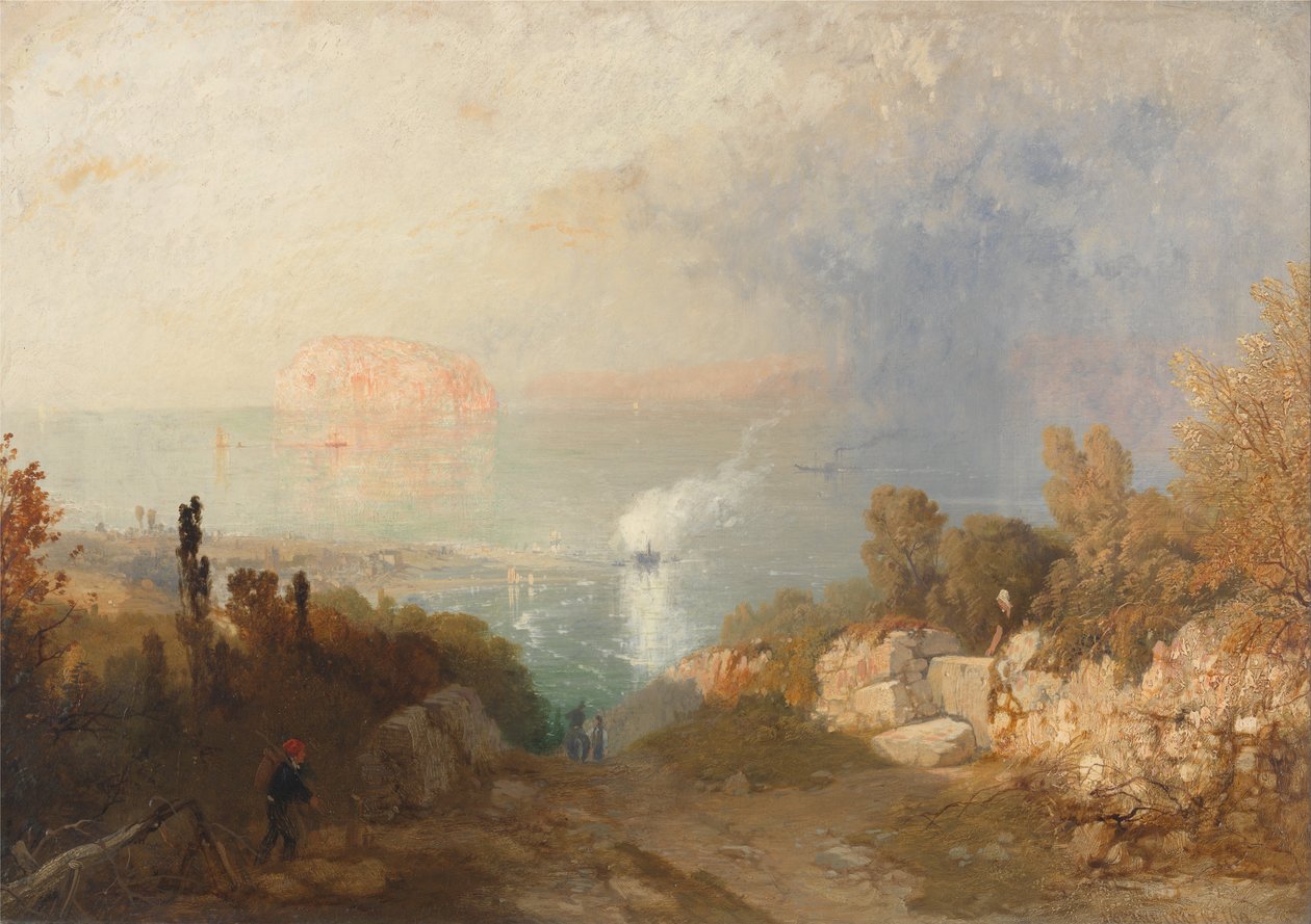 Wejście do cieśniny Menai autorstwa James Baker Pyne