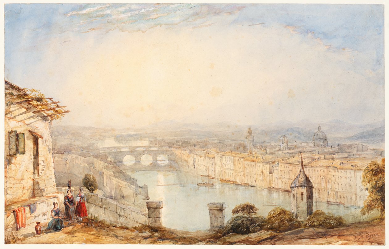 Widok na Florencję autorstwa James Baker Pyne