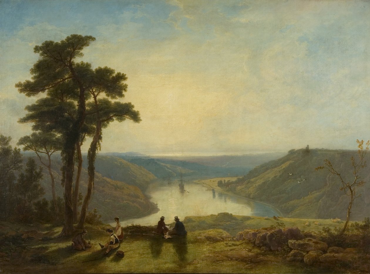Widok na Avon z Durdham Down autorstwa James Baker Pyne
