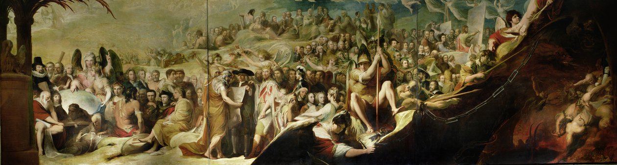 Elysium, czyli stan ostatecznej zemsty, szósty w serii The Progress of Human Culture and Knowledge, c.1777-84 (patrz 101467 i 101468) autorstwa James Barry