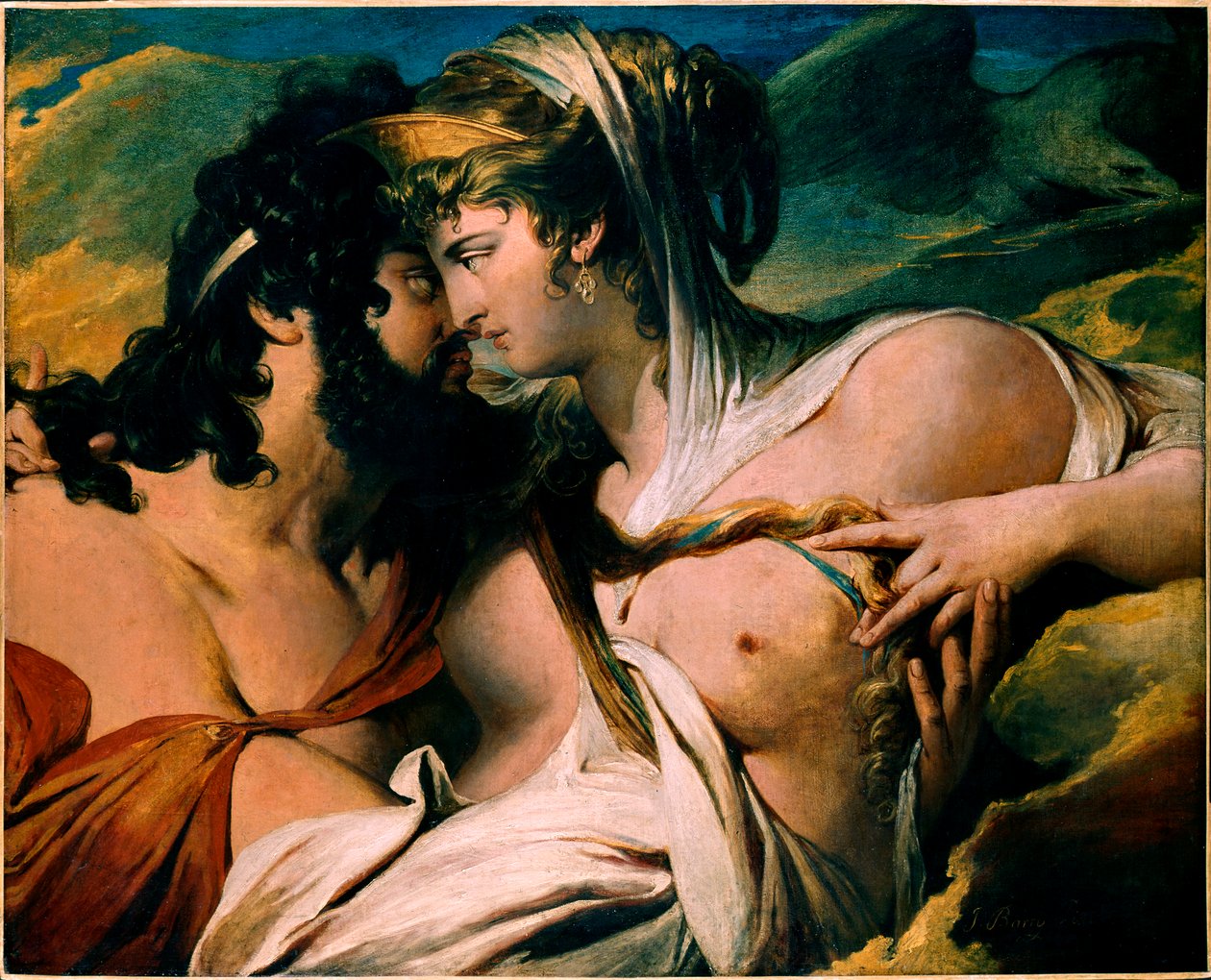 Juno i Jowisz na górze Ida – James Barry autorstwa James Barry