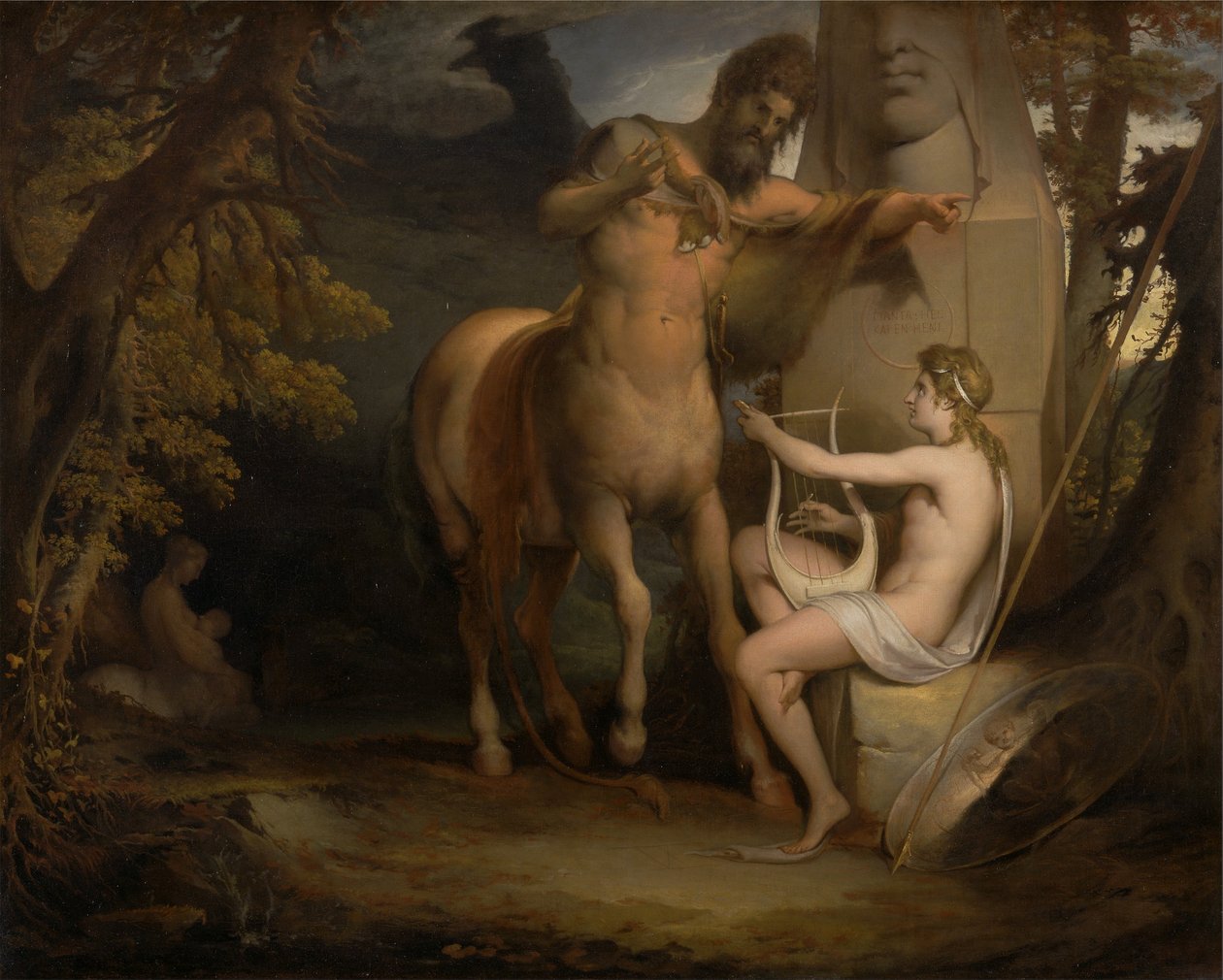 Edukacja Achillesa autorstwa James Barry