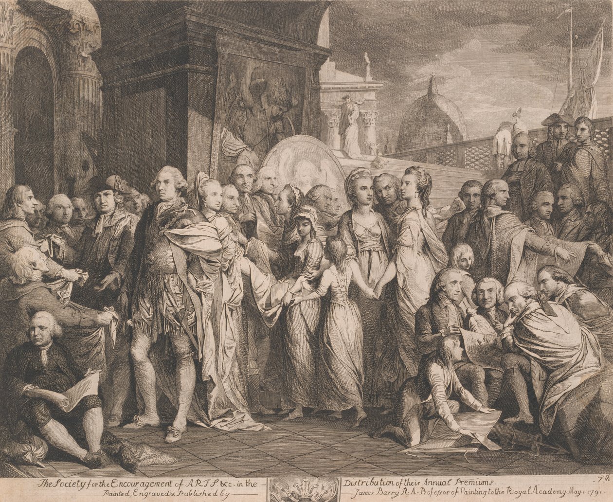 Towarzystwo Zachęty Sztuki (2 egzemplarze) autorstwa James Barry