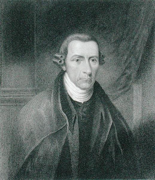 Patrick Henry (1736-99) grawerowane przez Edwarda Wellmore (fl.1835) (grawerowanie) autorstwa James Barton (after) Longacre