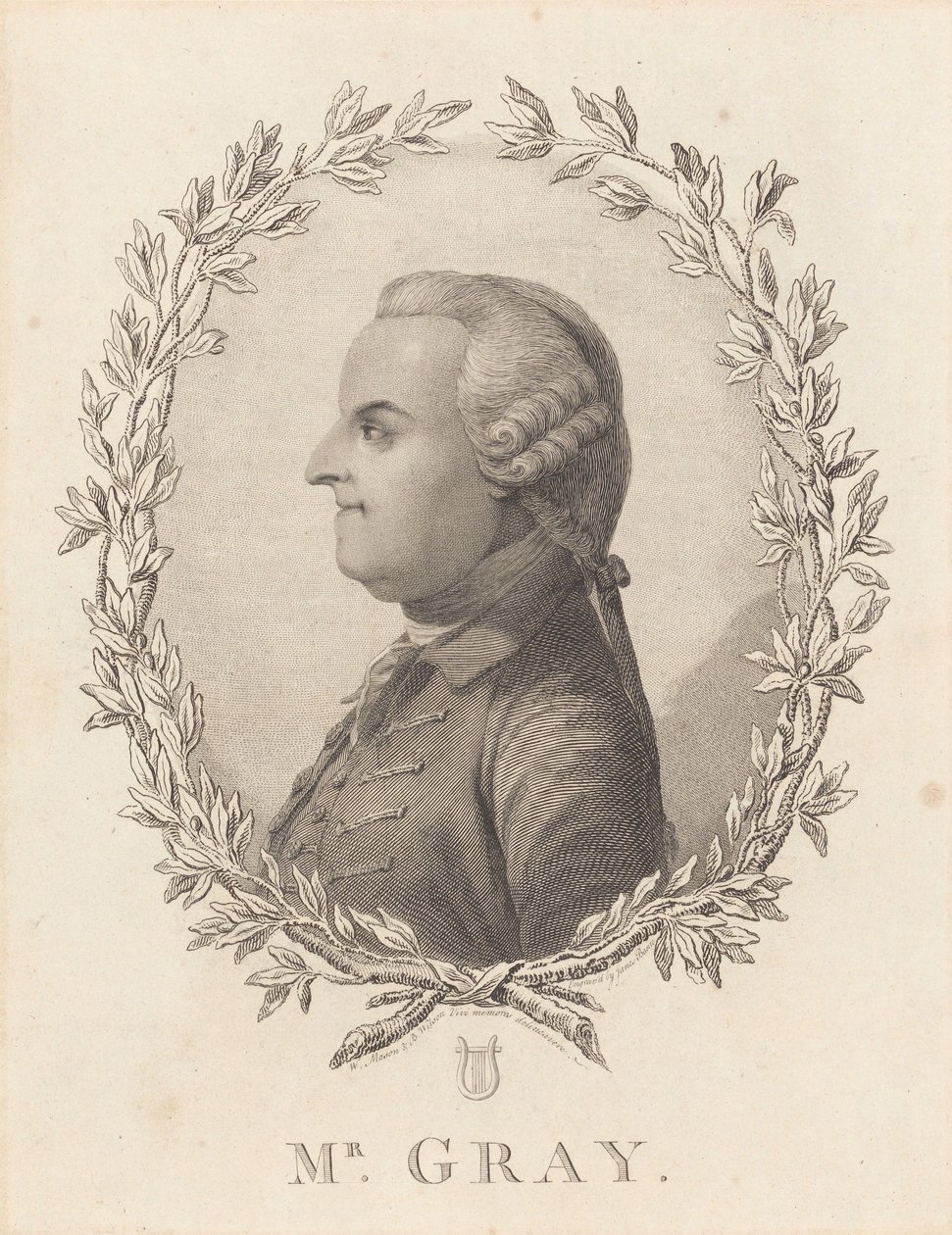 Pan Thomas Gray autorstwa James Basire