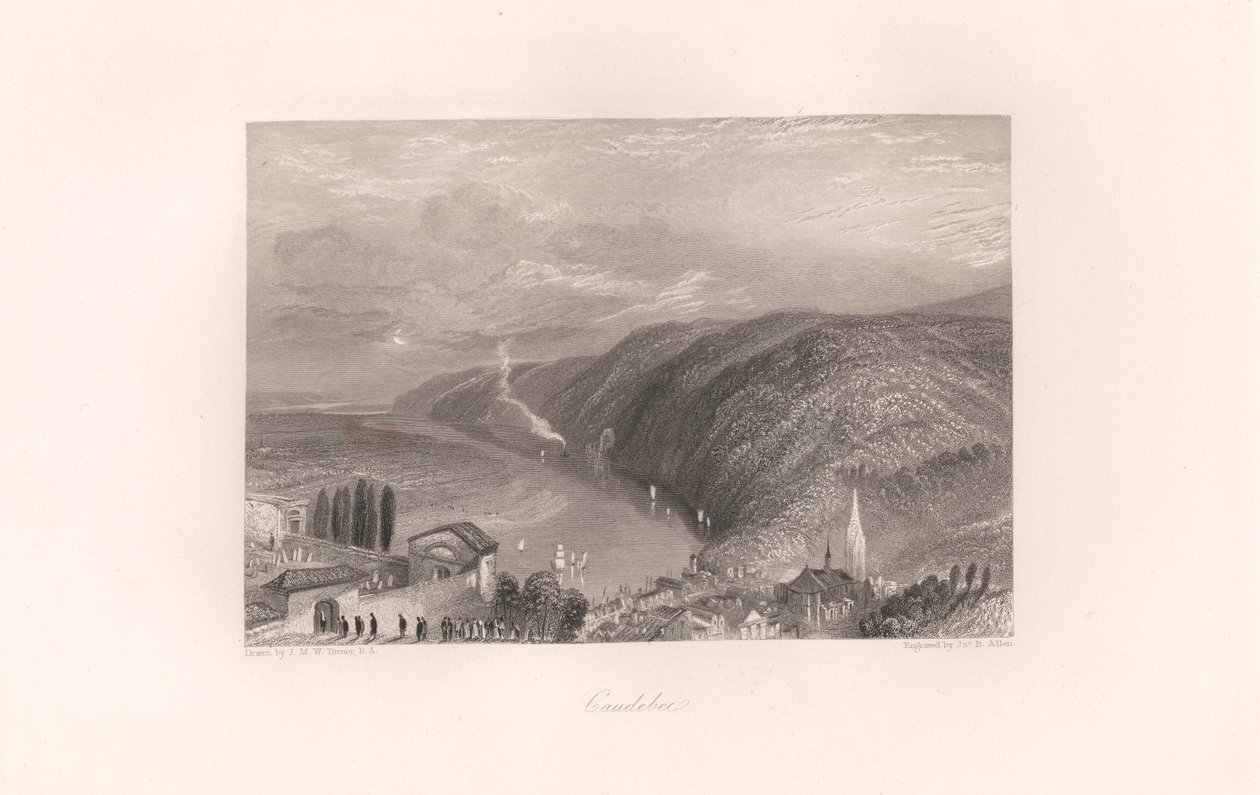 Caudebec autorstwa James Baylis Allen